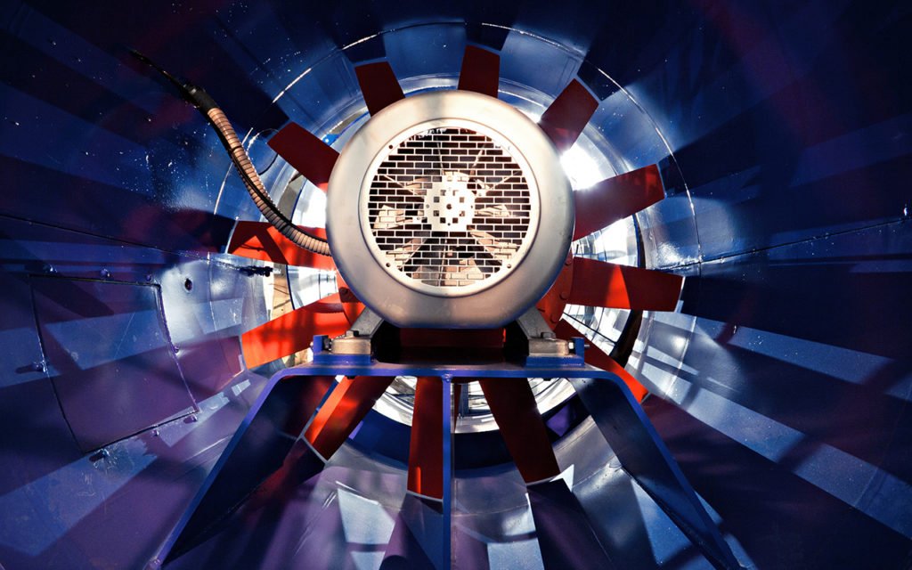 Blower motor closeup