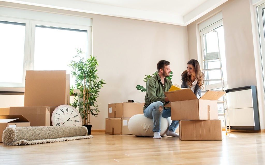 Couple moving into home